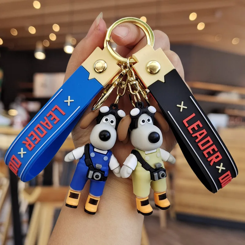 

Cute Cartoon Boss Dog Key Chain Bag Pendant Exquisite Car Key Chain Decoration Gift