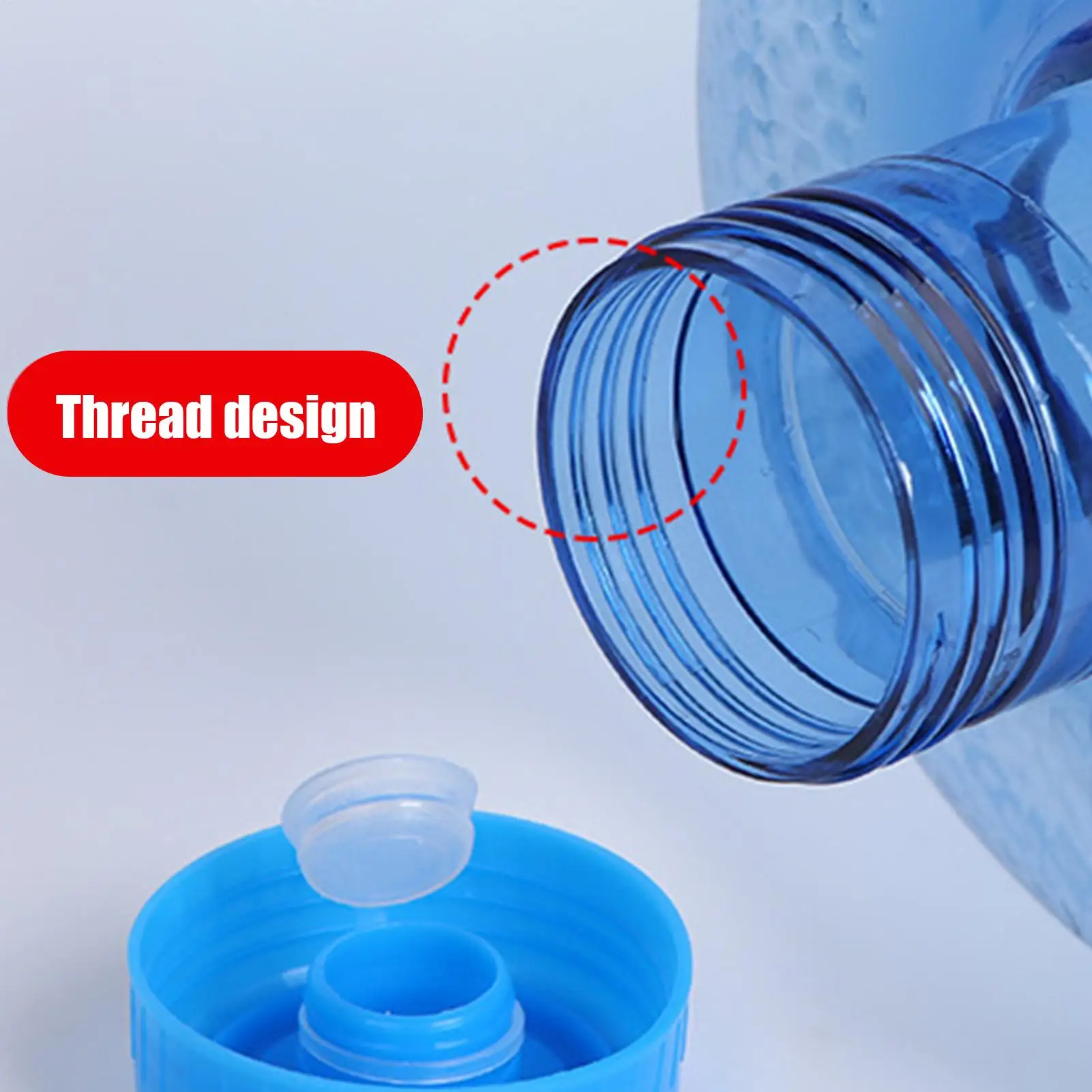 5/7.5L Car Water Buckets Food Grade Water Storage Jug Tank with Handle Multifunctional Canteen for Hiking Beach Camping Backyard view 5