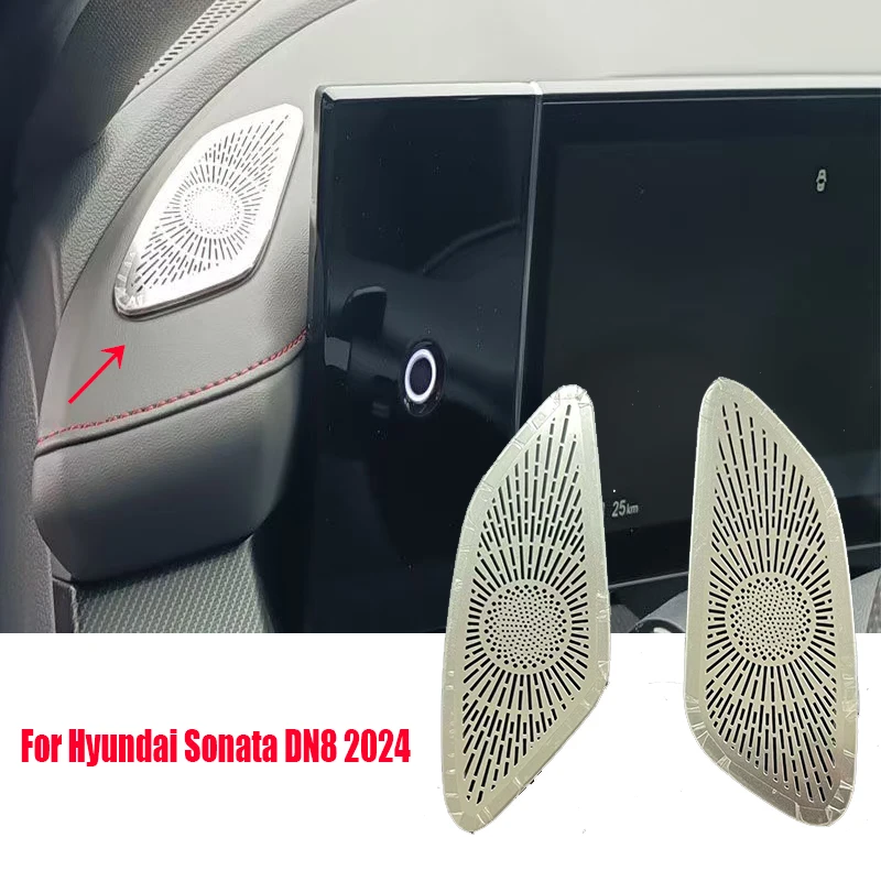 

For Hyundai Sonata DN8 2024 Car interior audio panel decoration frame car horn protection cover instrument panel air outlet mask