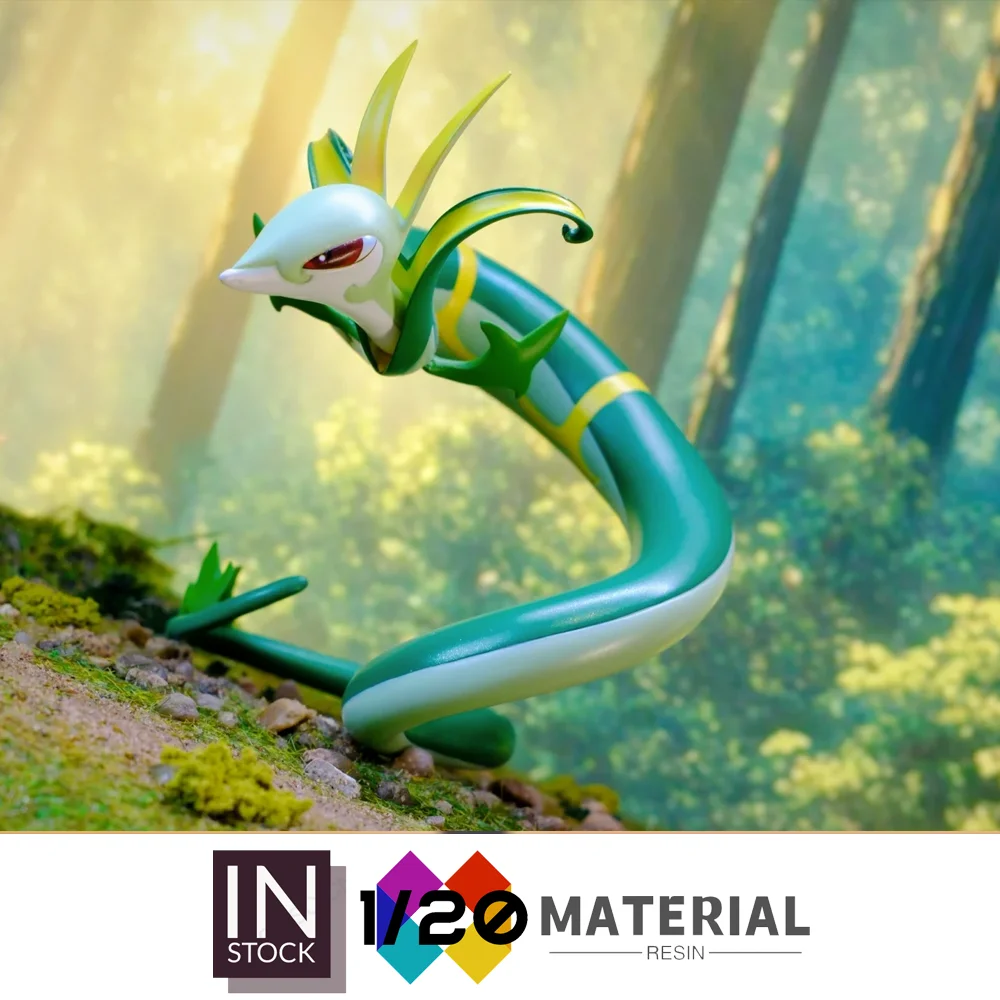 [Em estoque] Mundo em escala de resina 1/20 [WONDER] - Snivy & Servine & Serperior [Split RE-MENT]