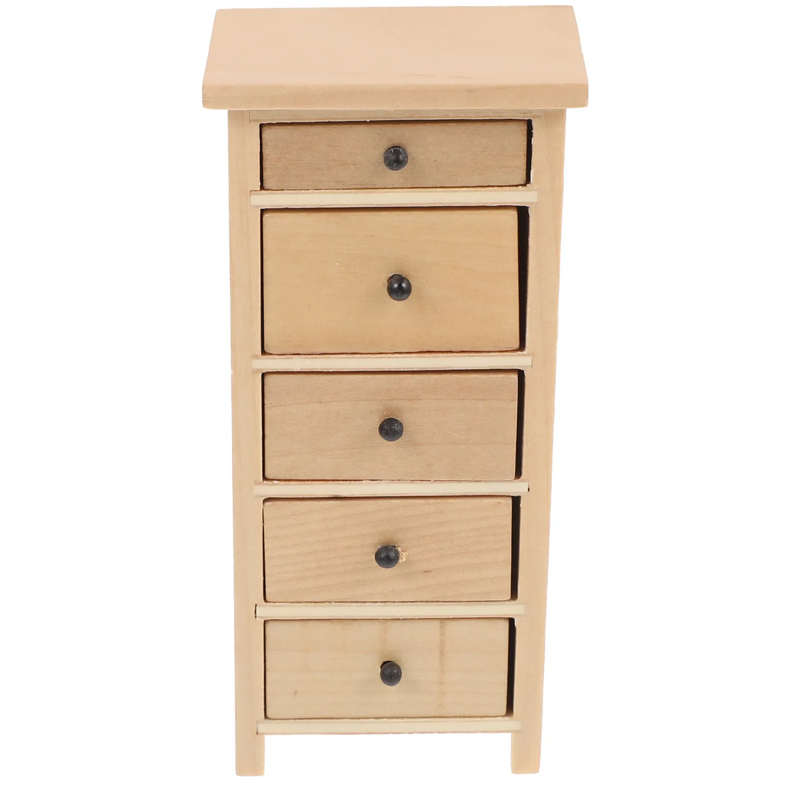 

Miniature Wooden Cabinet Realistic Tiny Storage Cabinet for Mini House Furniture Creative Micro Landscape Accessories