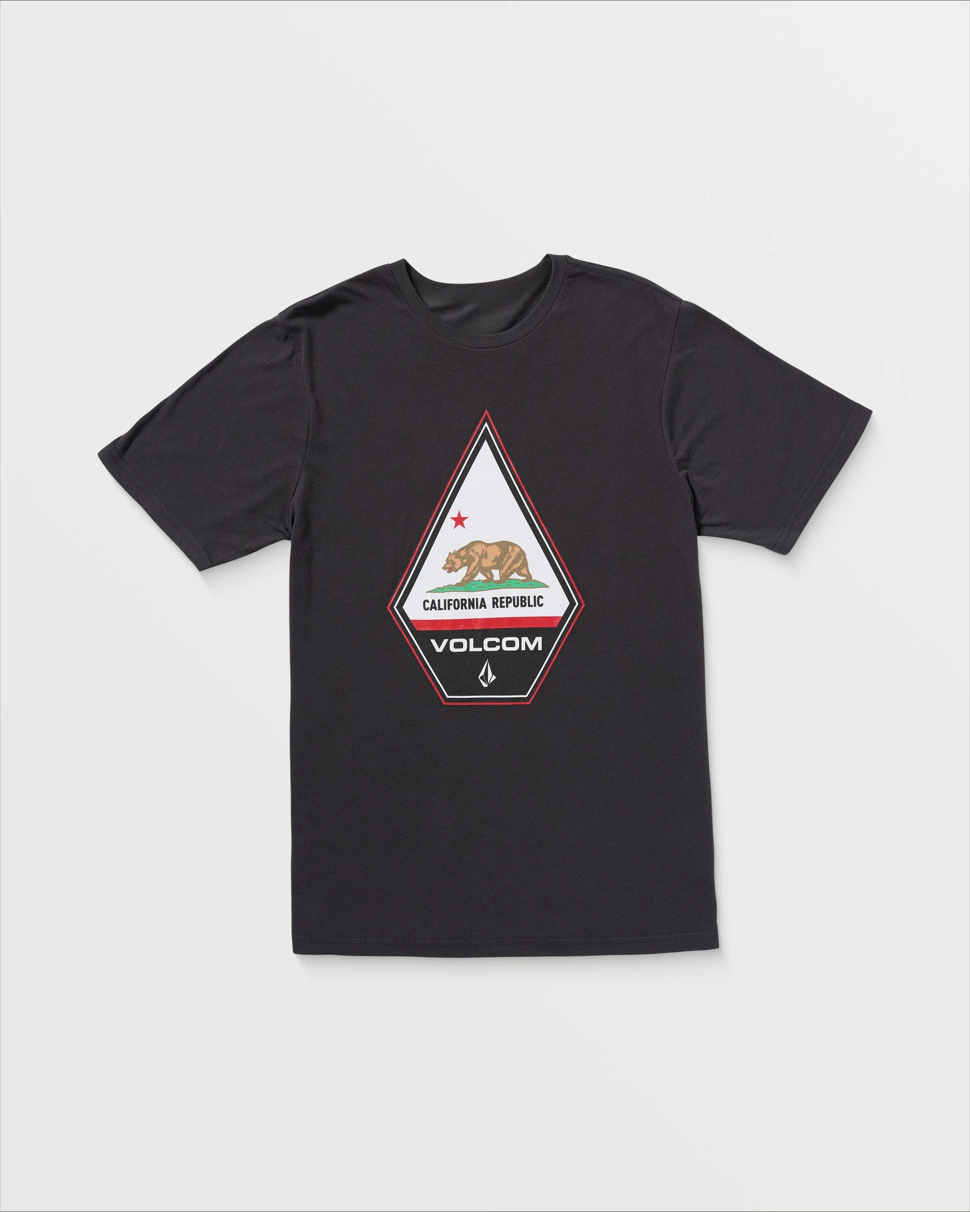 Camiseta Volcom de la República de California, camisetas de algodón para hombres y mujeres, camiseta de marca de lujo de manga corta, camisetas de verano, ropa de calle para hombres
