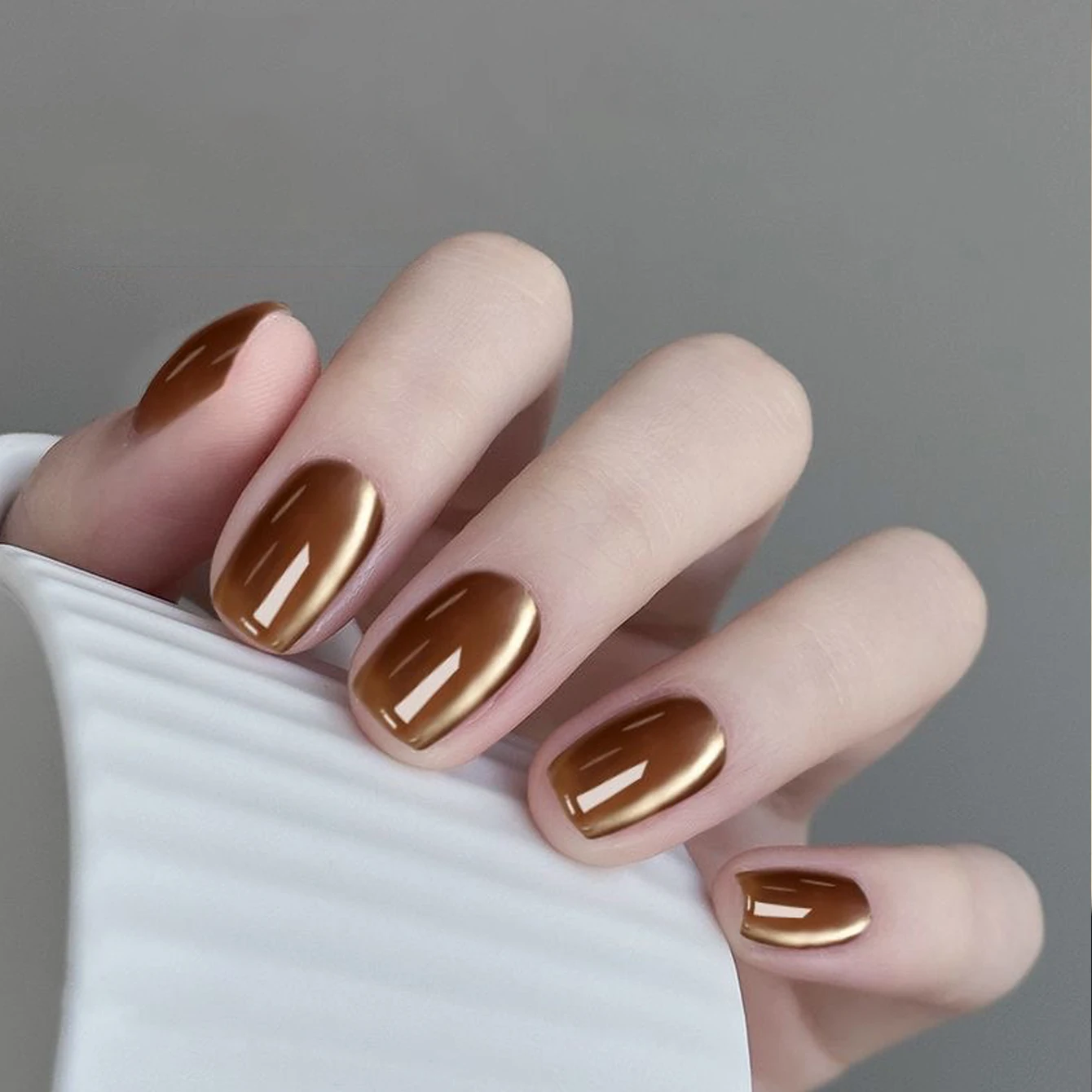 12ML 1 pièces ongles bruns 2025 nouveau Style d'automne et d'hiver blanchissant Maillard aimant oeil de chat Gel vernis à ongles fournitures pour ongles