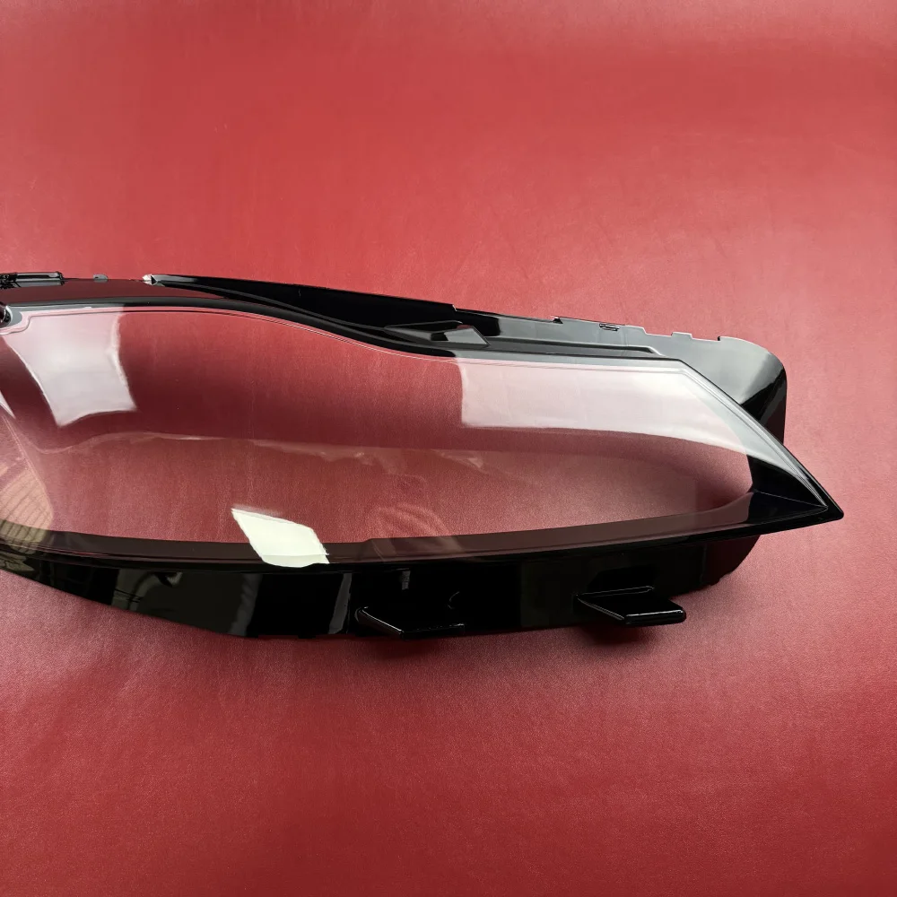 ل جاكوار XF XFL 2016 2017 2018 2019 2020 غطاء المصباح واضح عدسة كشافات قذيفة استبدال عاكس الضوء الأصلي شبكي #4