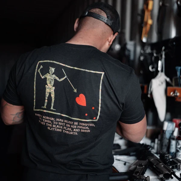 Holist The Black Flag Training Military Tactics Outdoor Sports Leisure T-Shirt Men's and Women's Luxury Brand Top