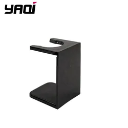 Yaqi Zwart Acryl Mens Scheerkwast En Scheermes Stand