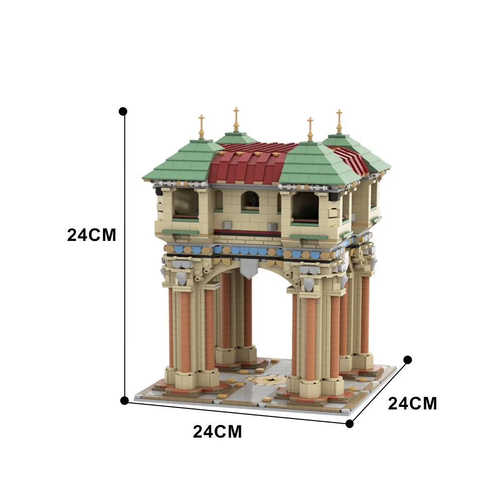 MOC-43429 Klocki konstrukcyjne Dom Klasyczny model klocków wieżowych Kreatywne klocki prezentowe