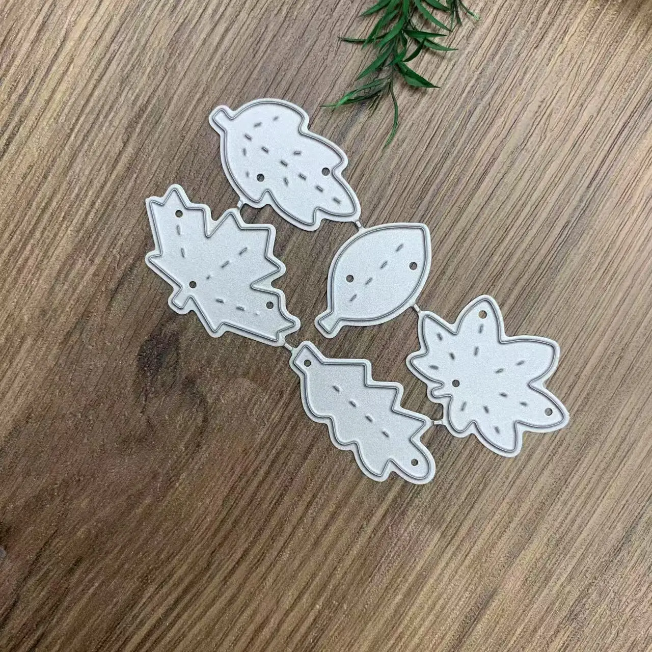 Autumn Maple Leaf Combo Metal Cutting Dies DIY Scrapbooking Fall Theme Card Decor Die Cuts