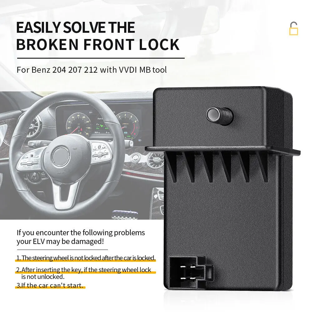 1pc Car ESL ELV Emulator Simulator Durable For Mercedes W204 W207 W212 Xhorse CGDI Tool Car Accessories Brand New