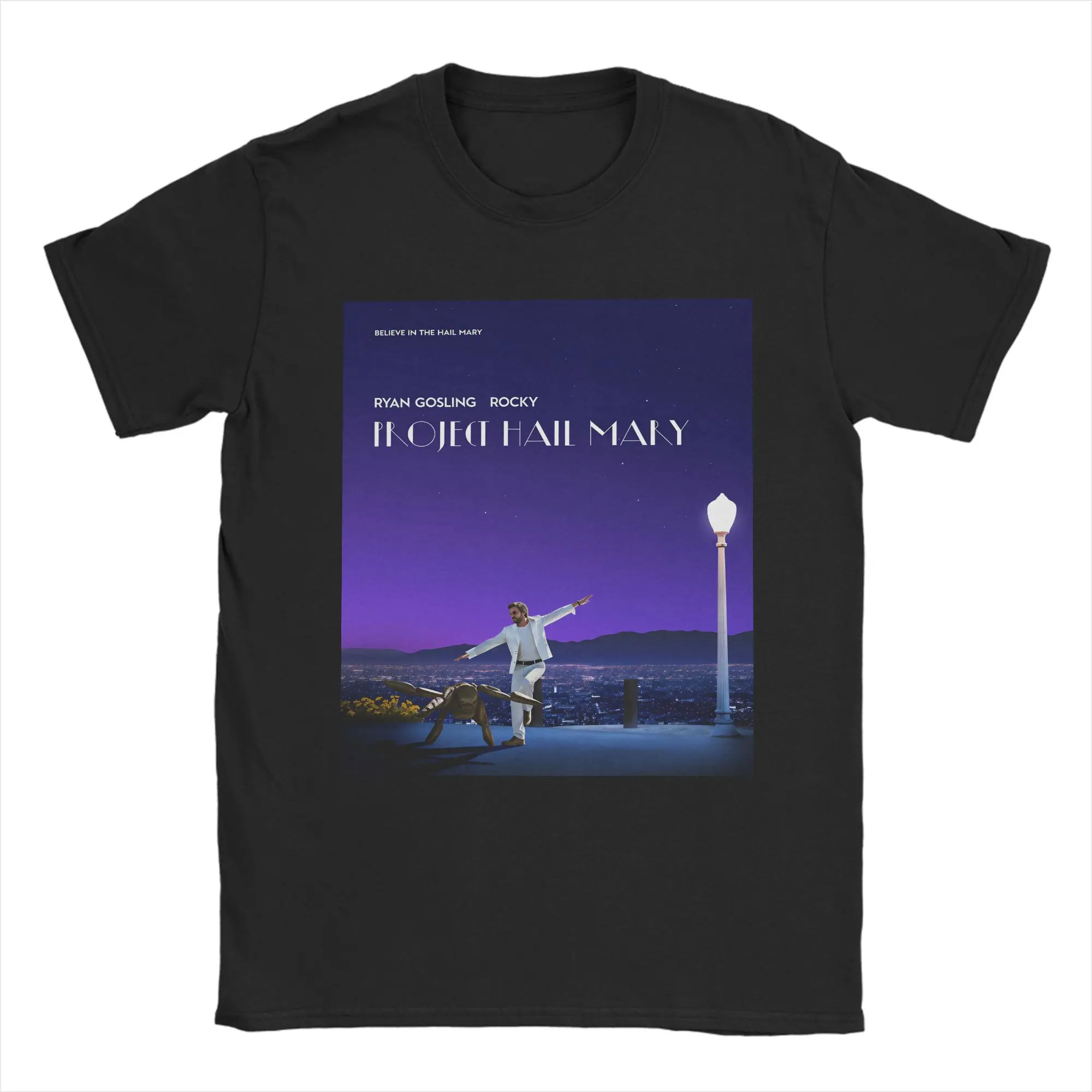 T-Shirt Summer Project Hail Mary Aesthetic T Shirts Pure Cotton Novelty Tee Shirt For Adult Short Sleeve Design Tops
