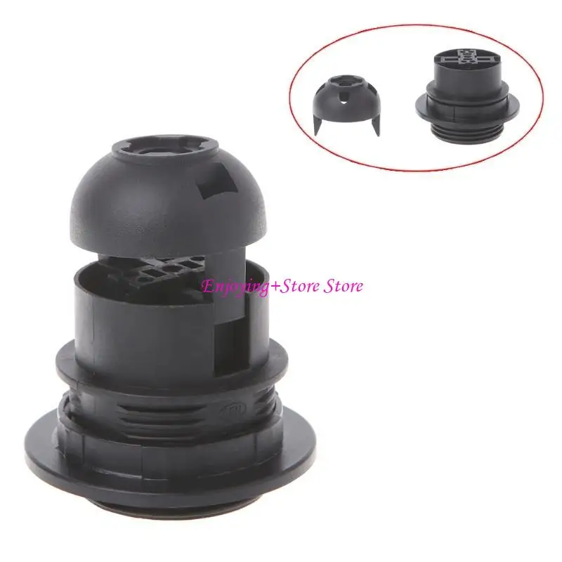 

G6DA E27 Lamp Bulb Holder Edison Screw Socket White/Black Pendant Ceiling Light
