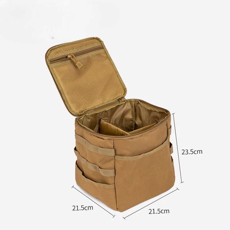 Wild Adventure-Portátil impermeável Gás Tanque Folding Storage Box, Camping Gear, Piquenique Bag, Ferramenta Fogão, Bolsa, Bolsa de Viagem, Ao ar livre