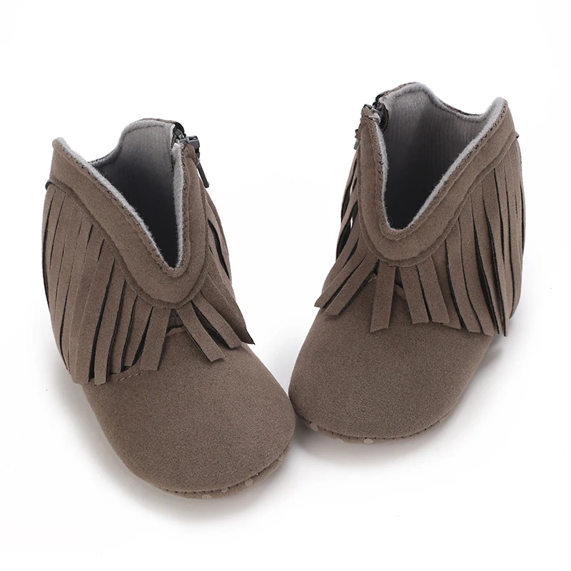 

Toddler Footwear Boots Newborns Prewalkers For Unisex Baby Boys Girls Winter Keep Warm Moccasins Tassel Footwear Shoes Sneakers