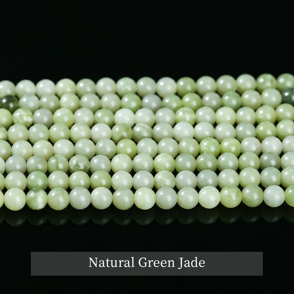 6 8 10 mm natuurlijke groene jade kraal ronde losse spacer kralen voor handgemaakte DIY sieraden maken armbanden kettingen accessoires