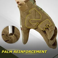 TouchScreen Tactical Gloves Camouflage Paintball Shooting Airsoft Combat Hunting Shock-proof Full Finger Glove Bicycle Men Women 2
