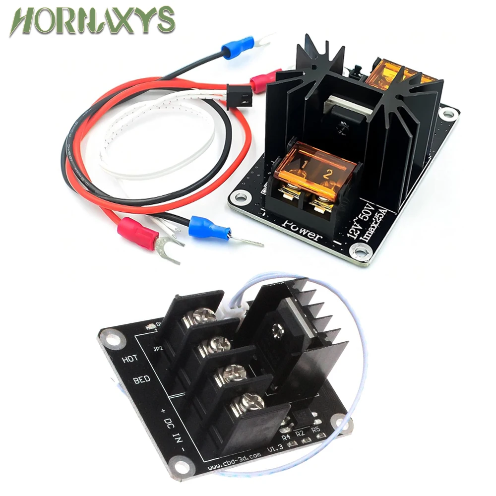 

3D Printer Hot Bed Power Expansion Board Heating Controller MOSFET High Current Load Module 25A 30A 12or24V for 3D Printer Parts