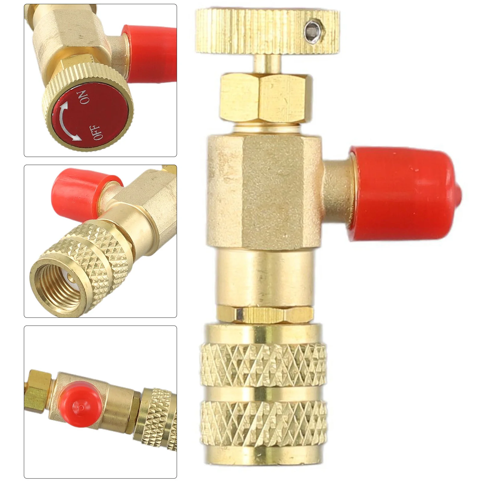 Flow Control Valve Valve 1 4 In - 5 16in Accessories Air Conditioning High Hardness High Strength Safety Valve