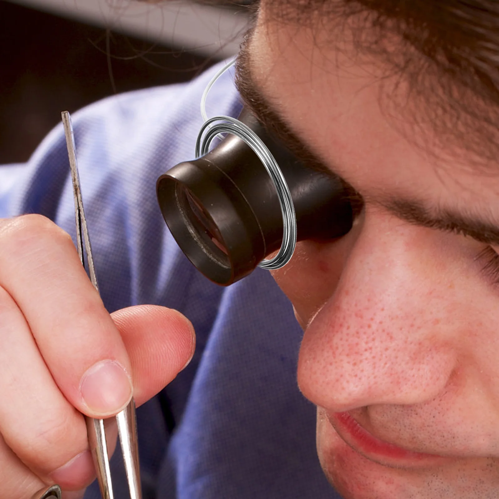 

3Pcs Watch Repair Loupe Holder Adjustable Wire Circle Fixing Magnifier Durable Bracket for Watch Magnifier Holder Accessory