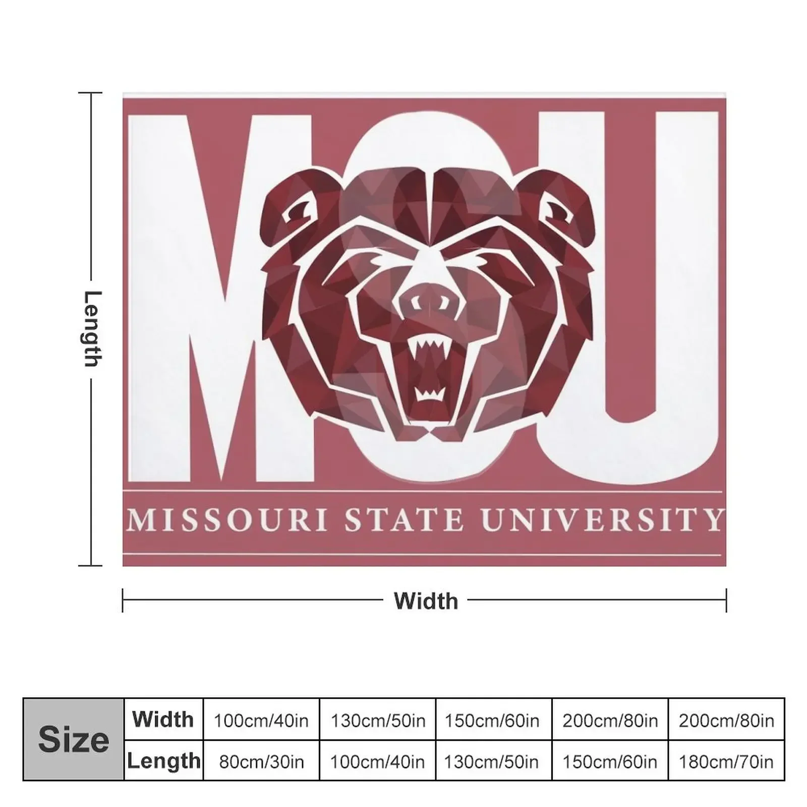 Missouri State Throw Blanket Beach Hairys Decorative Sofa christmas gifts Blankets