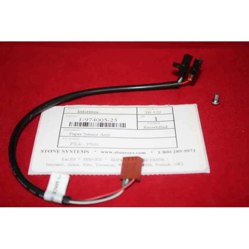 for Intermec PX4i & PX6i - P/N: 1- 974005 -025 - Paper Out Sensor