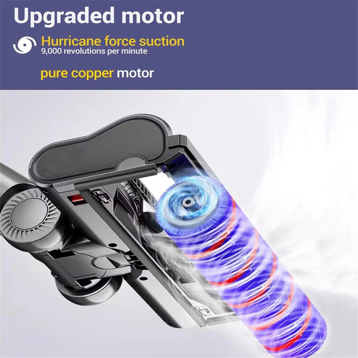 Kepala Sikat Pengganti Populer untuk Dyson V12 Detect Slim dan Seri V10 Slim, dengan Sikat Lantai Pengganti Lampu LED