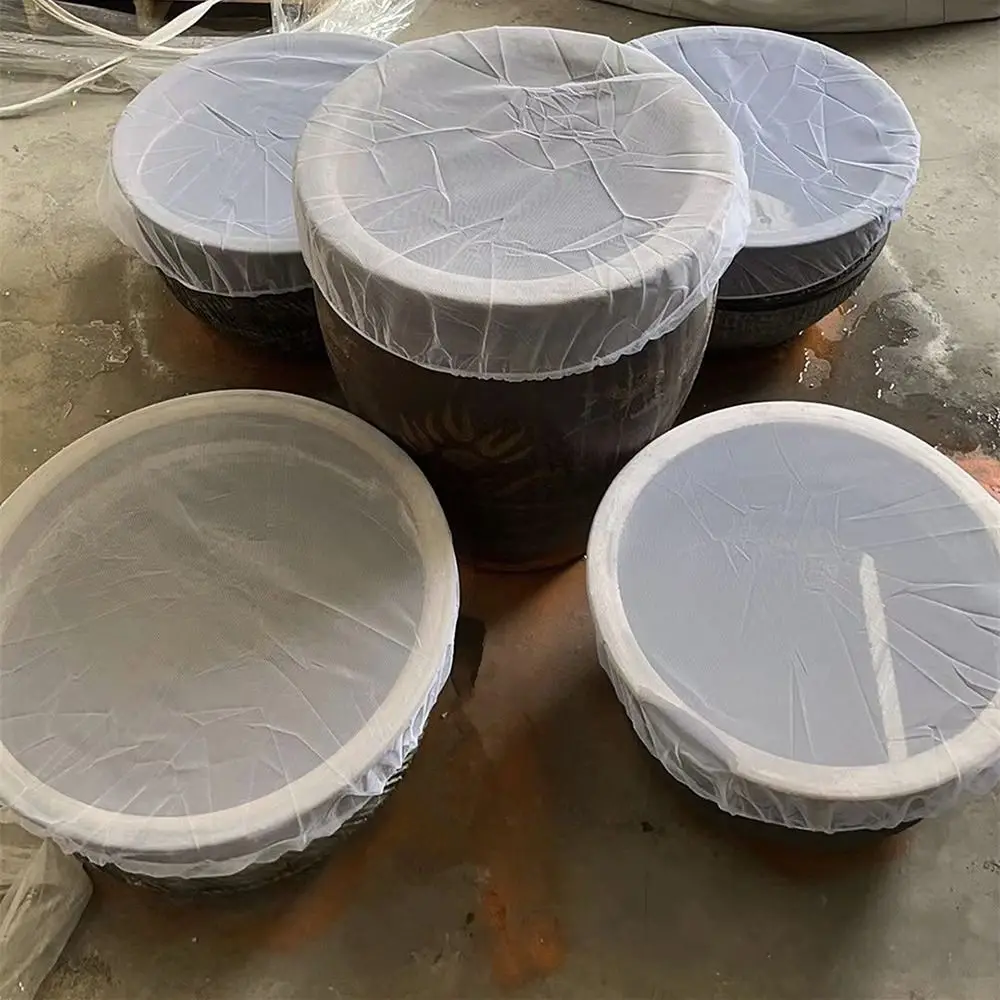 Portable Breathable Food Cover Anti-fly Insect Foldable Vegetable Fruit Dust Cover Mesh Cover for Food Barrels Sauce Jars
