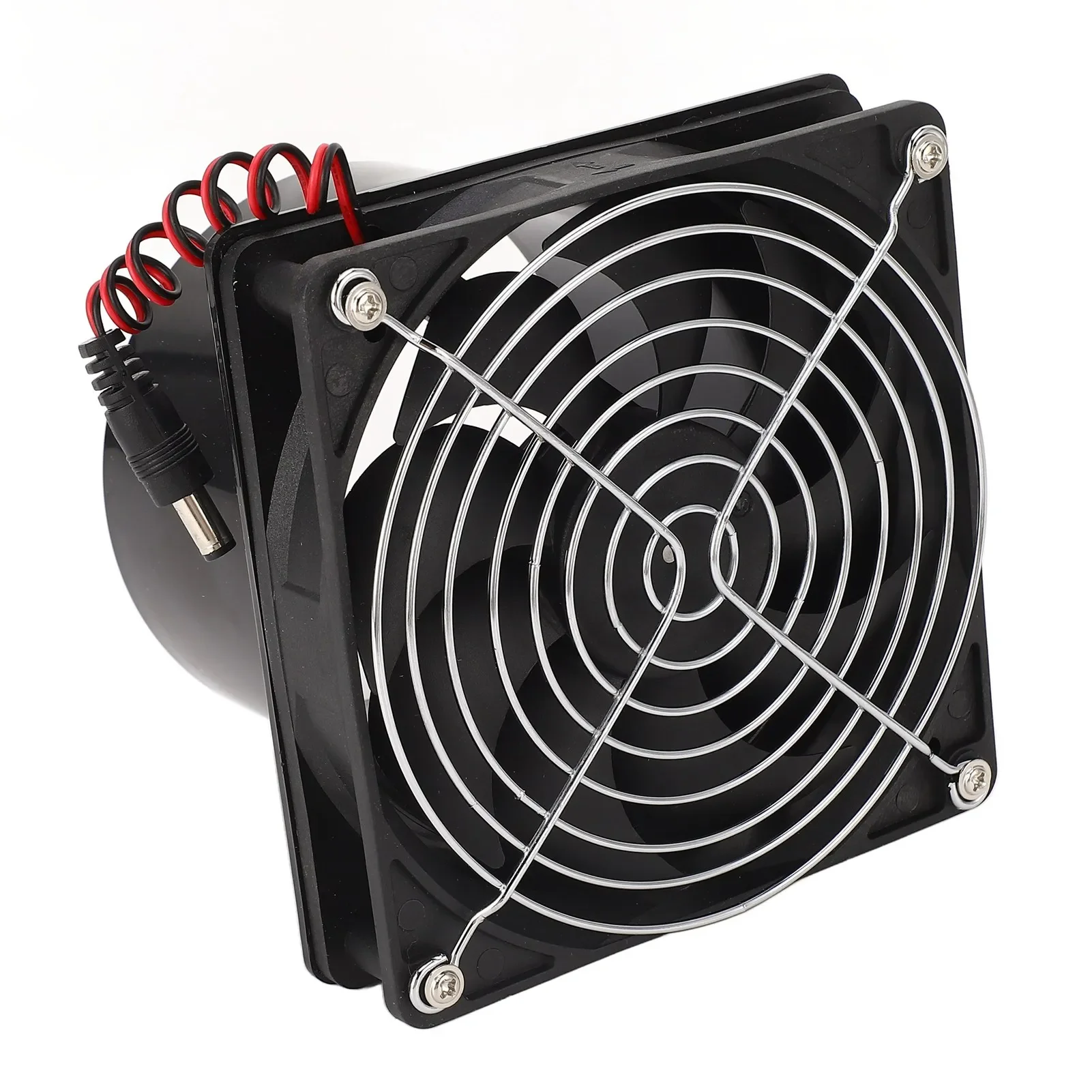 Solar Exhaust Fan Efficient Heat Dissipation Ventilation 50W Solar Panel Fan Kit 5‑12V