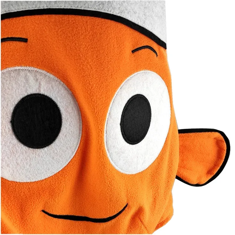 Animal actuando divertido disfraz de Halloween mameluco vestido pequeño lindo pez NEMO niños pequeños Cosplay