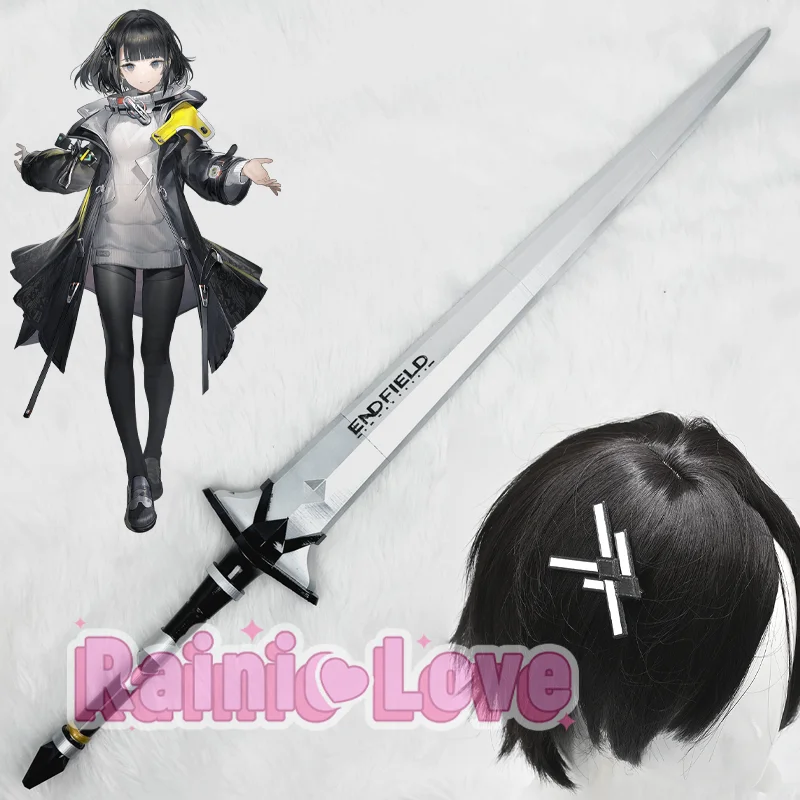 Game Arknights Endfield Endministrator Cosplay Prop Endministrator PVC Sword Headwear For Hallowmas Party Adult Female Male