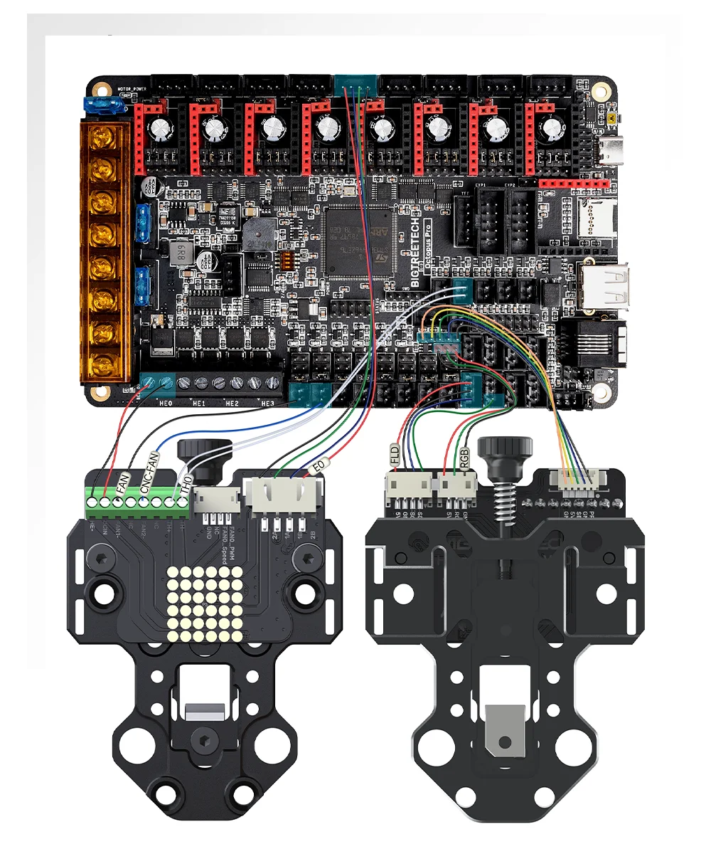 Imagem -04 - Bigtreetech-caranguejo Eremita Can Kit Hotend Substituição Ferramenta Quick Head Change Impressora 3d Peças para H2v2s Extrusora h2