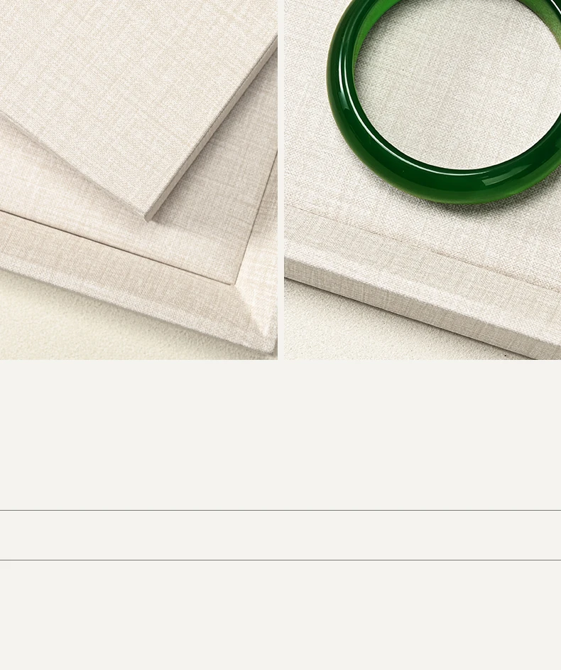 Oirlv Leder-Schmuck-Präsentationstablett Schmuck-Organizer Ring Ohrring Halskette Armband Ausstellungstablett Schmuck-Requisiten Präsentationspaletten – Detail 8