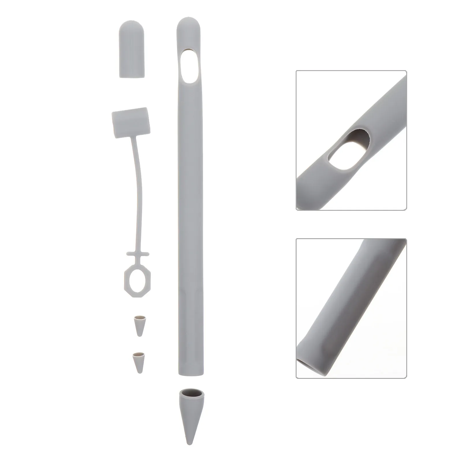 Silicone Pencil Protective Covers for 1St Generation Stylus Grip Enhancer Anti-Skid Scratch Protection