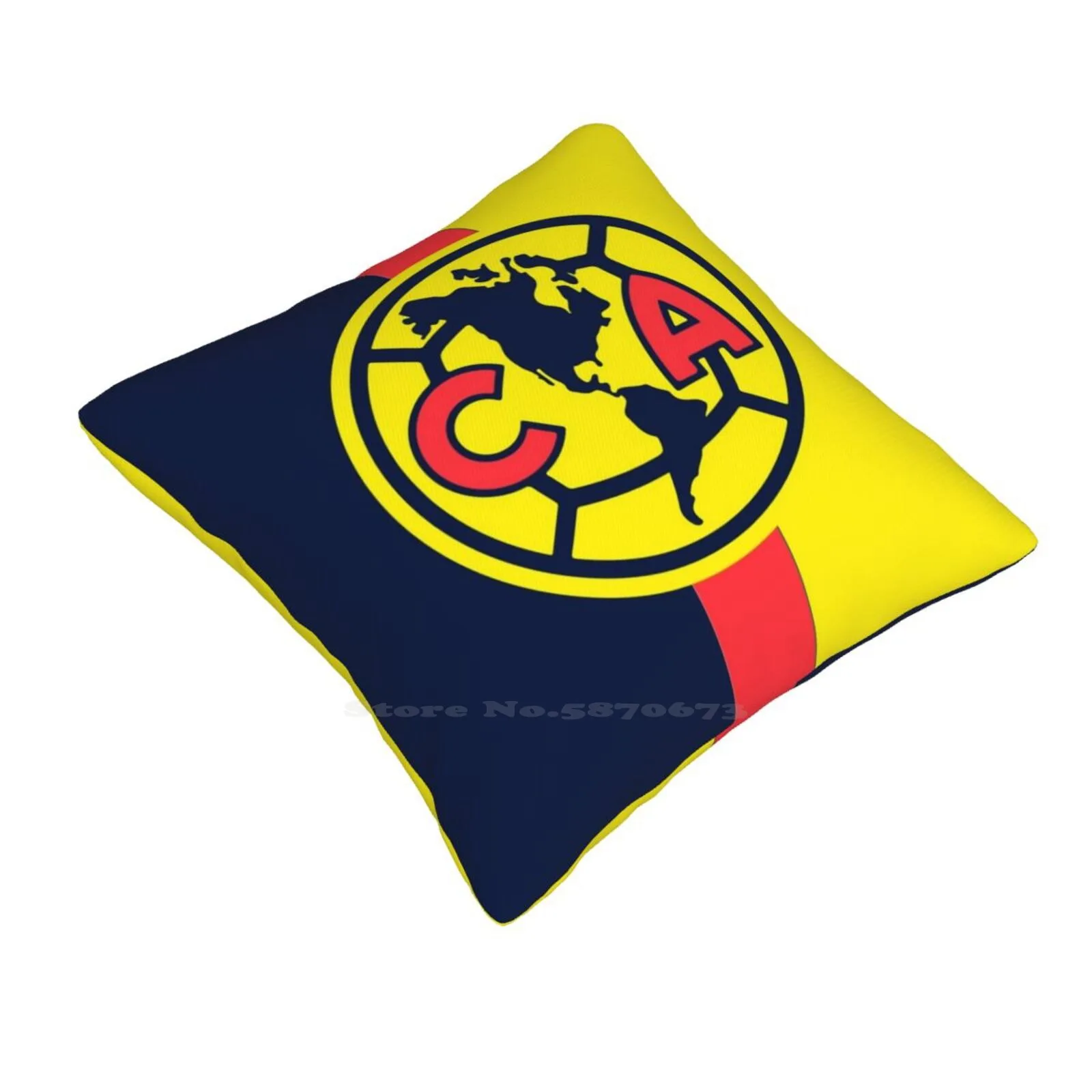 Club America Case Funny Cute Decor Square Pillowcase Mexico Soccer Club America Case Futbol America Aguilas America Aguilas