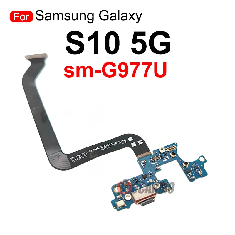 For Samsung Galaxy S9 G9600 S10 5G sm- G977N G977B G977U USB Charging Port Charger Dock Connector Flex Cable Replacement Parts