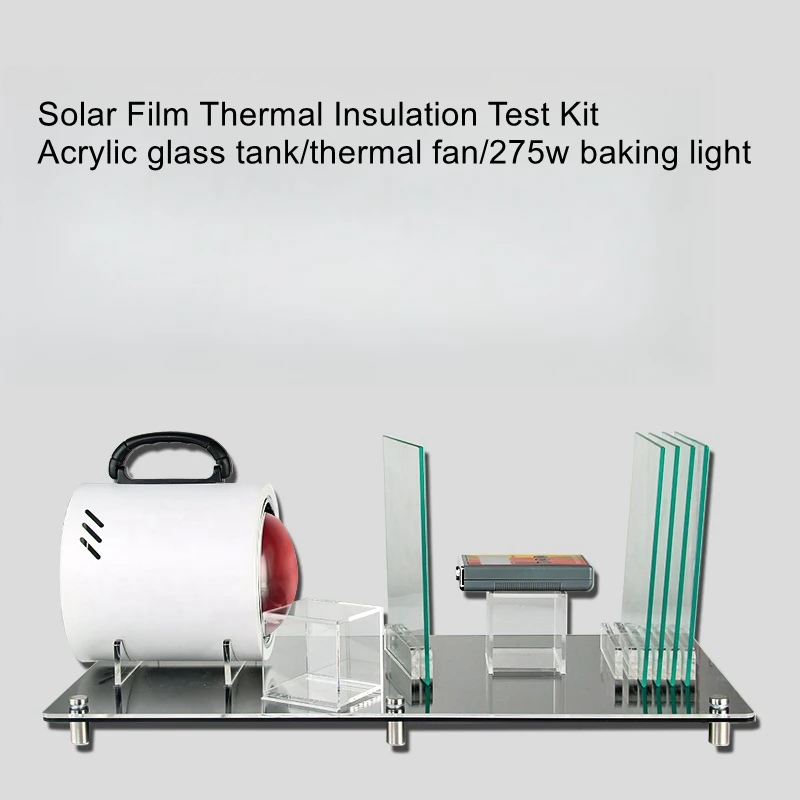 Automotive solar film test instrument baking lamp glass film display rack infrared heat insulation performance display stand