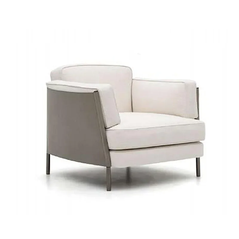 Hotel bedroom study chair recliner, high back living room sofa chair