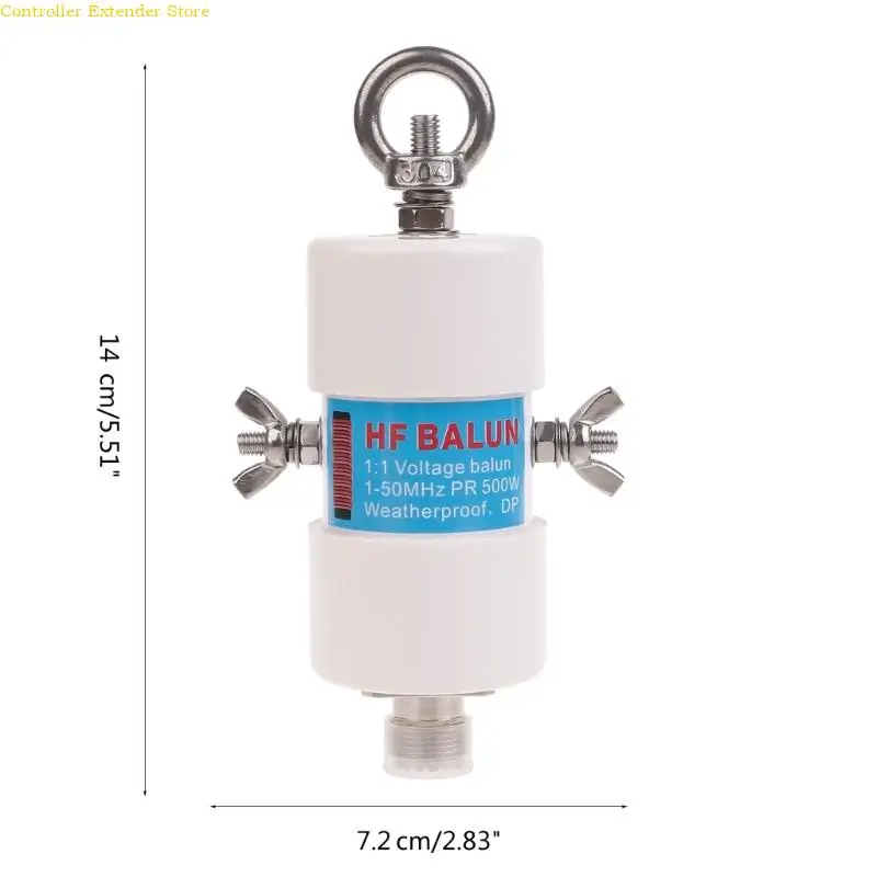 Imagem -06 - Antena Balun Ondas Curtas Durável Antioxidação 1:1 à Prova Dágua Balun para Bandas 160m 6m 18 50mhz 500w