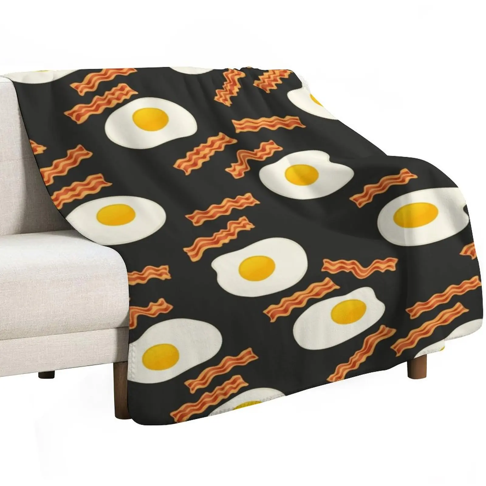 

egg and beacon Throw Blanket Soft Plaid Stuffeds Thermals For Travel Blankets