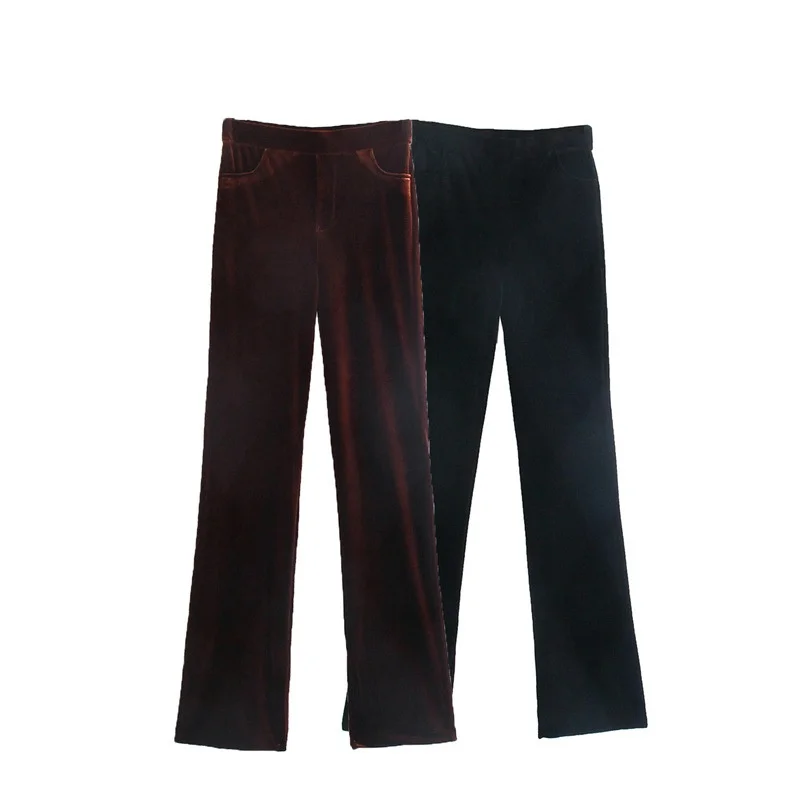 

Новые женские универсальные повседневные брюки с высокой талией, длинные, из хлопка, весенние, без фирменного знака...