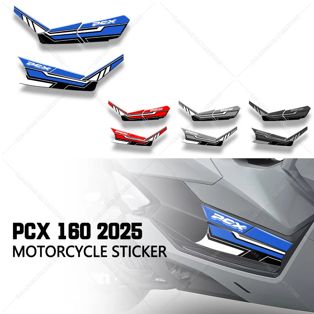 

Motorcycle Accessories On both sides of the saddle Protection 3D Gel Epoxy Resin Anti-Slip Waterproof Sticker For PCX 160 2025
