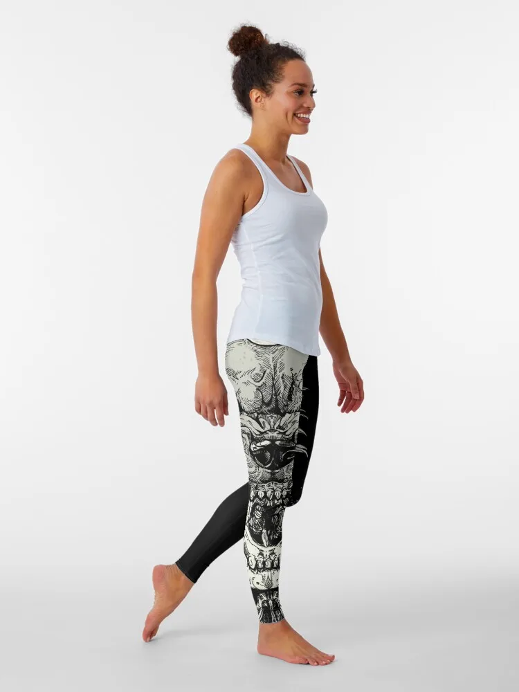 Shift preto leggings de forma feminina, ginásio Sportswear