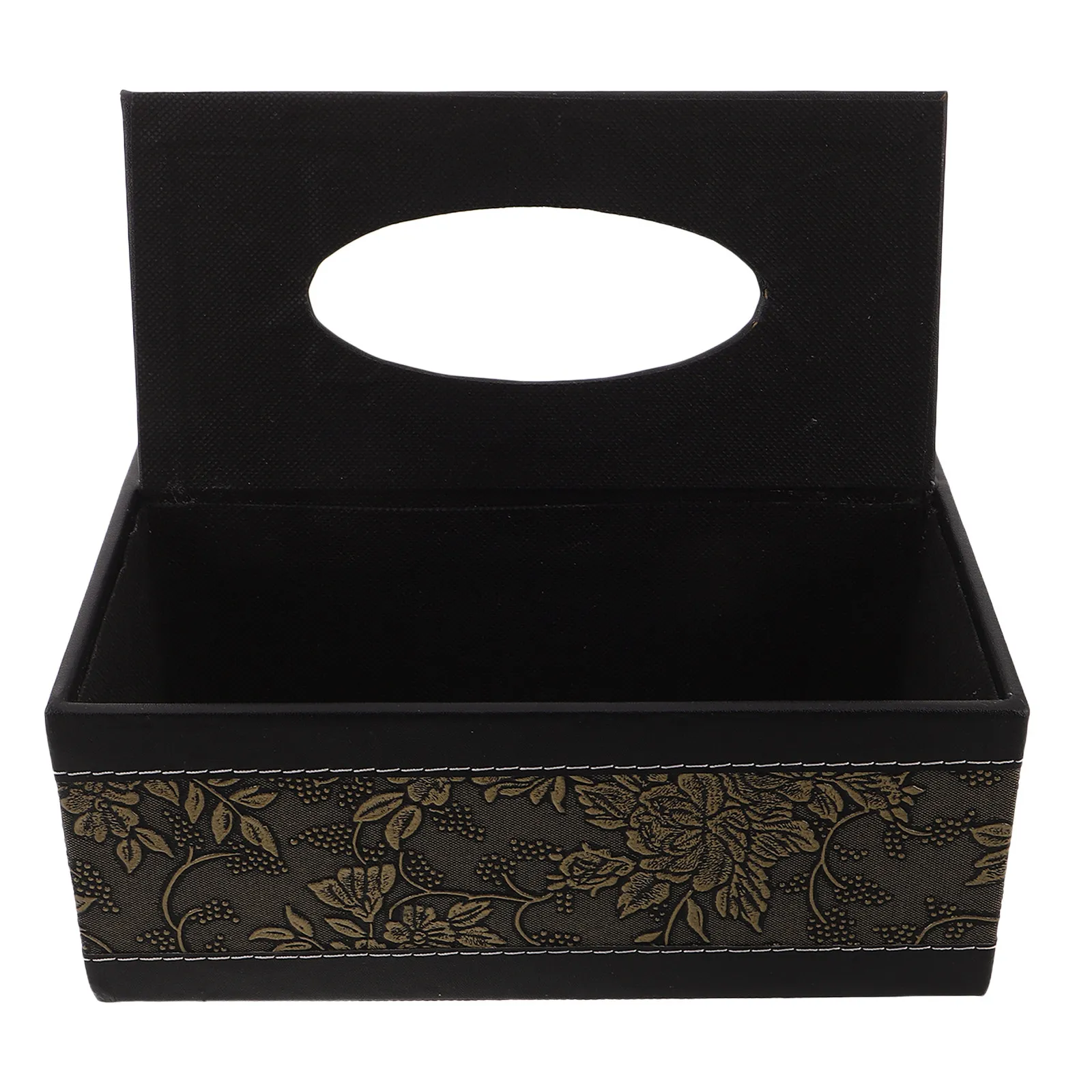 

Pu Leather Tissue Box Nordic Desktop Napkin Holder Paper Towel Case Organizer Facial Tissue Dispenser Remote Control Holder