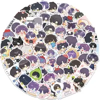 10/60pcs Anime Shen Xinghui Lishen Qi Yu Stationery Stickers Love and Deepspace Sticker Stationery Student Cartoon Decorate Gift