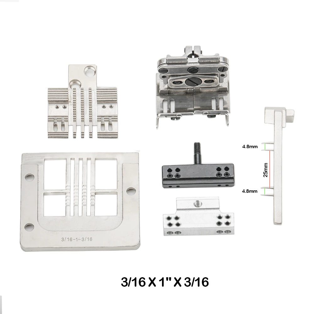 Máquina de Costura Interlock de Cilindro com 4 Agulhas Kansai Special FBX-1104 e Máquina de Costura de Cós de 4 Agulhas