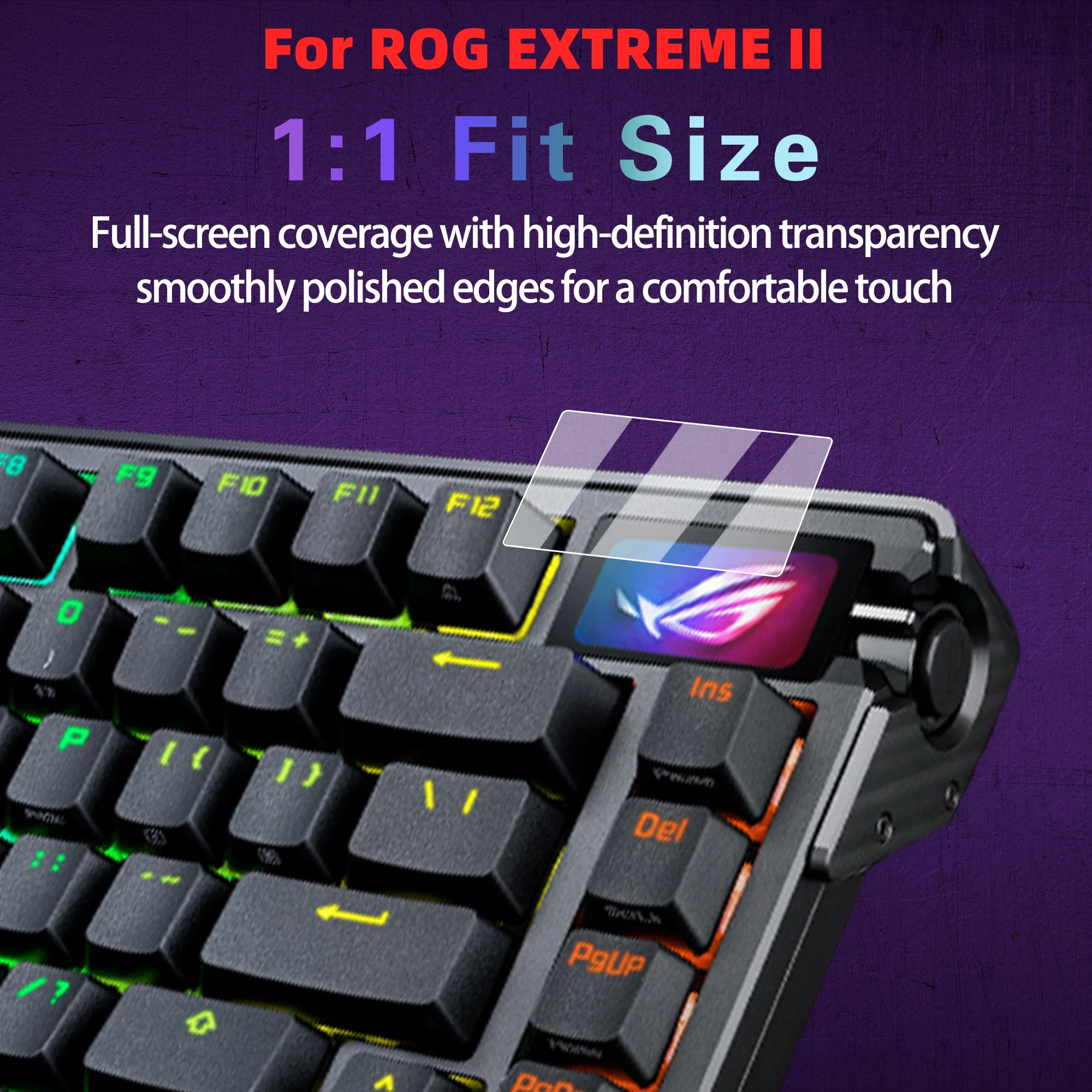 2 Pieces for ROG EXTREME II Keyboard Screen Protector AR Protective Film