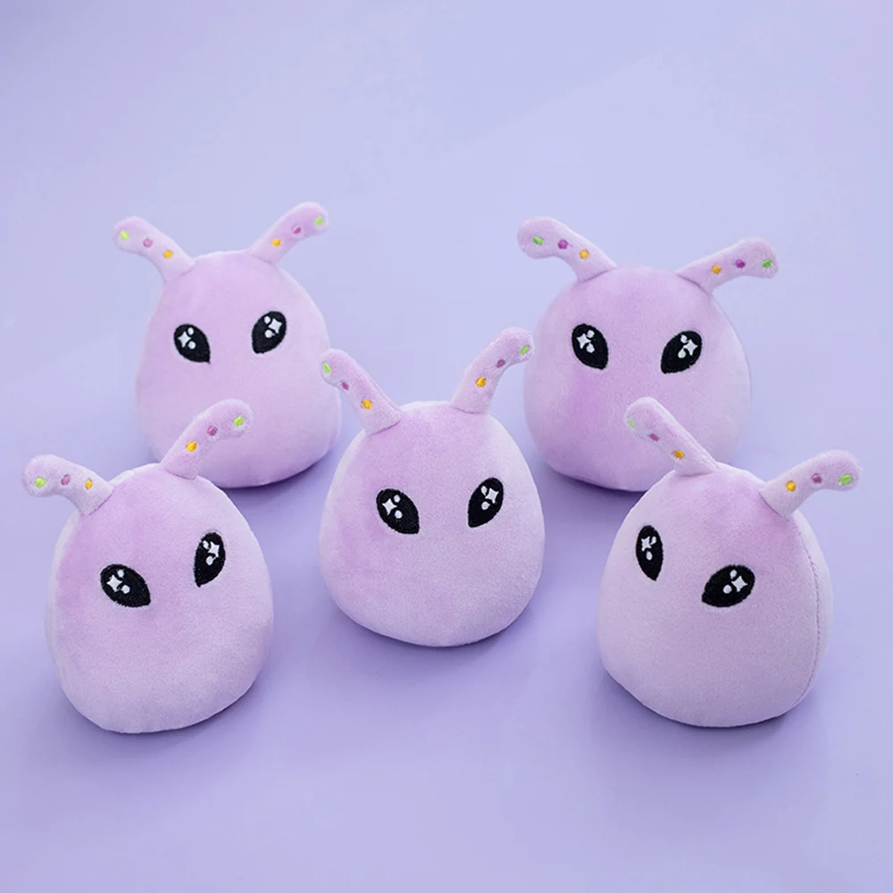 New a Bag of Alien Mini Pudding Plush Toy Extraterrestrial Being UFO Dolls Stuffed Pillow Cushion Birthday Gift for Kids Boys