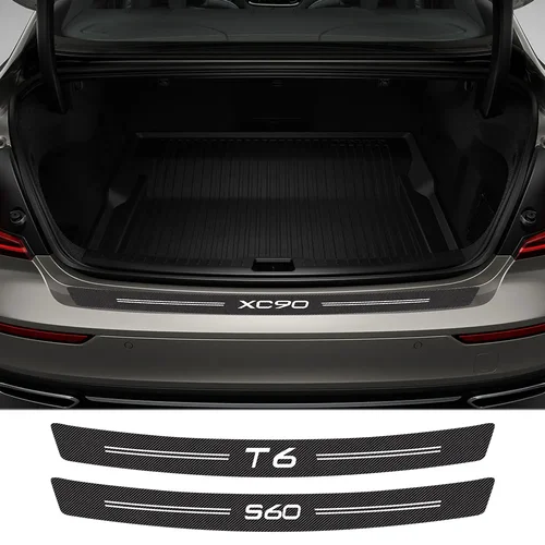 자동차 리어 범퍼 트렁크 스티커, 볼보 XC70 V60 XC60 XC90 V50 S60 V90 V40 S40 XC40 T6 S90 AWD C30 C70 S80 V70 용 자동차 액세서리