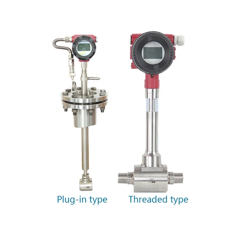 Gas air steam vortex flow meter water intelligent precession vortex flowmeters factory price vortex type steam flow meter sensor