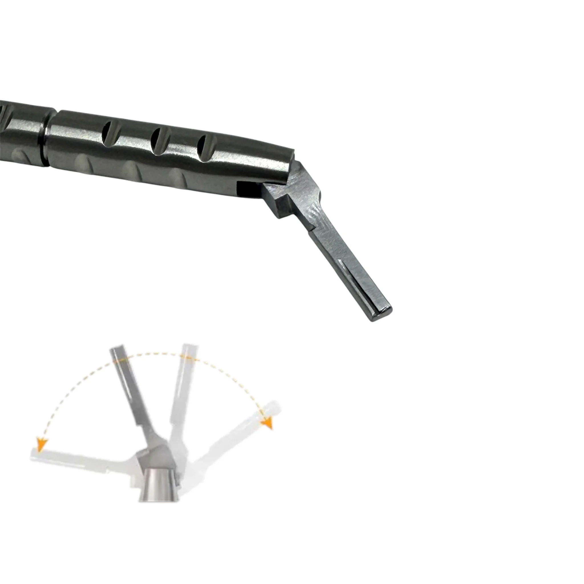 1pc Adjustable 180° Scalpel Handle Stainless Steel Rotatable Surgical Operation Knife Handle Oral Implant Tools