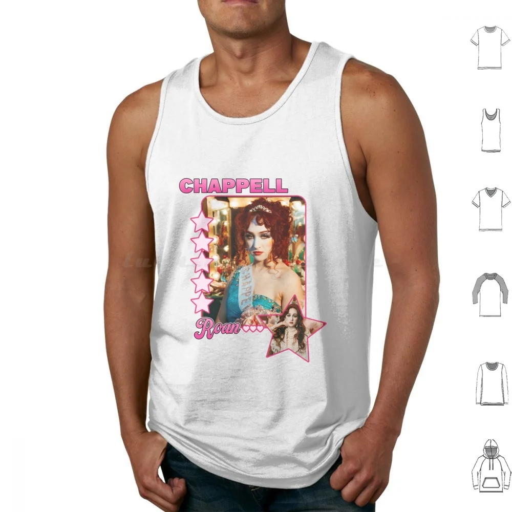 Chappell-Roa-Collage Tank Tops Vest Sleeveless Chappell Roan Pink Club Music Pink Chappell Hot To Go Red Wine Supernova Rise